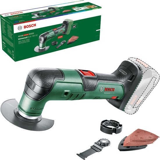 4. Bosch UniversalMulti 18V-32 — beste op accu voor doe-het-zelvers