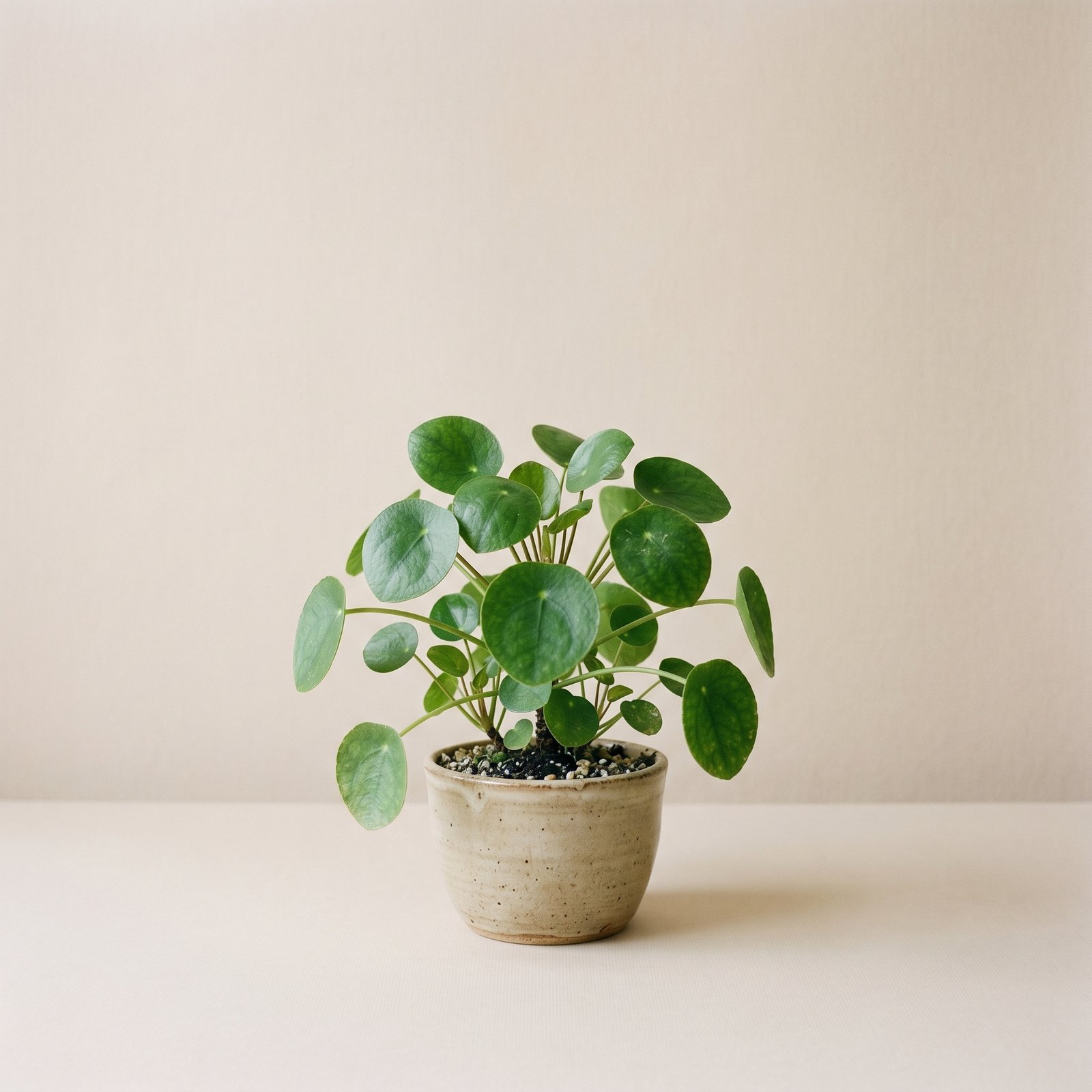 Minimalistische lichte woonruimte in Scandinavische stijl