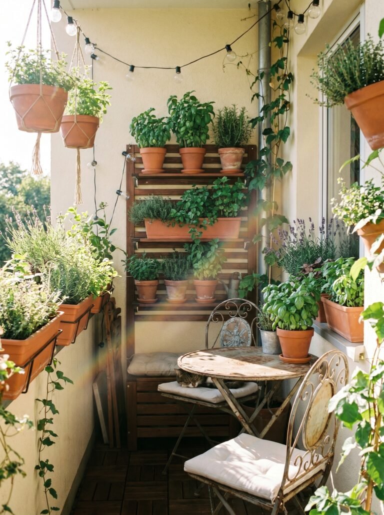 Groene achtertuin met gazon en beplanting