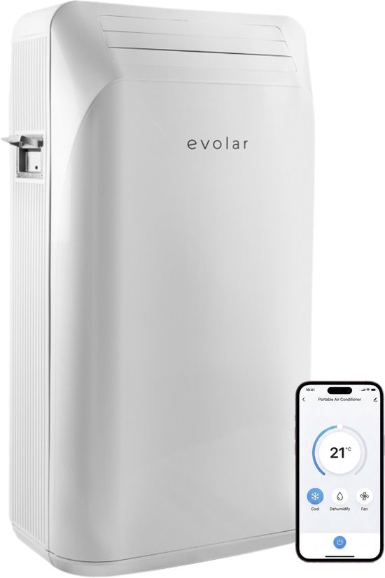 Evolar EVO-ES9000 — zonder afvoerslang en bijna geluidloos