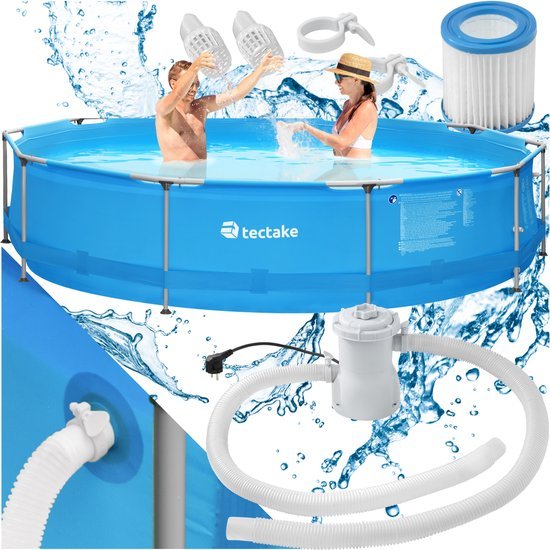 tectake 360 &times; 76 cm &mdash; alles-in-&eacute;&eacute;n met pomp